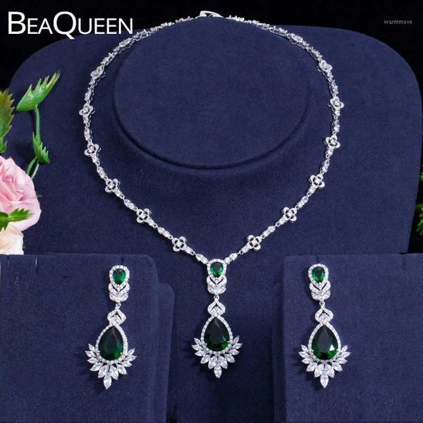 beaqueen gorgeous teardrop royal blue crystal wedding earring necklace dress jewelry sets with marquise cubic zirconia js0011, Slivery;golden
beaqueen gorgeous teardrop royal blue crystal wedding earring necklace dress jewelry sets with marquise cubic zirconia js0011, Slivery;golden