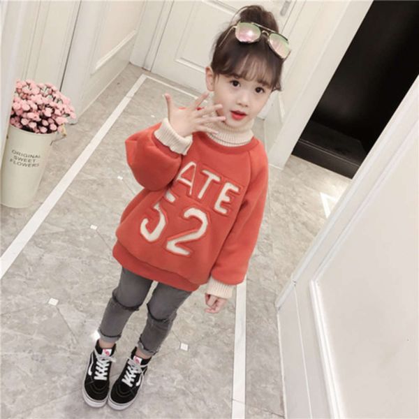 2021 girls' autumn sweater new and winter liner pullover letter foreign sle korean red cotton children's wear oh9a, Black
2021 girls' autumn sweater new and winter liner pullover letter foreign sle korean red cotton children's wear oh9a, Black