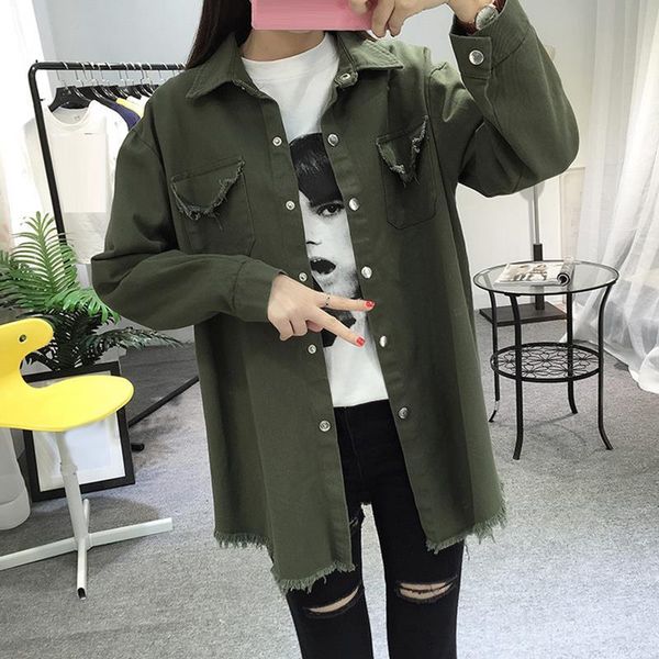 denim jacket ladies spring jacket loose long cowboy coat women large size casual sweet student bf harajuku korean solid, Black;brown
denim jacket ladies spring jacket loose long cowboy coat women large size casual sweet student bf harajuku korean solid, Black;brown