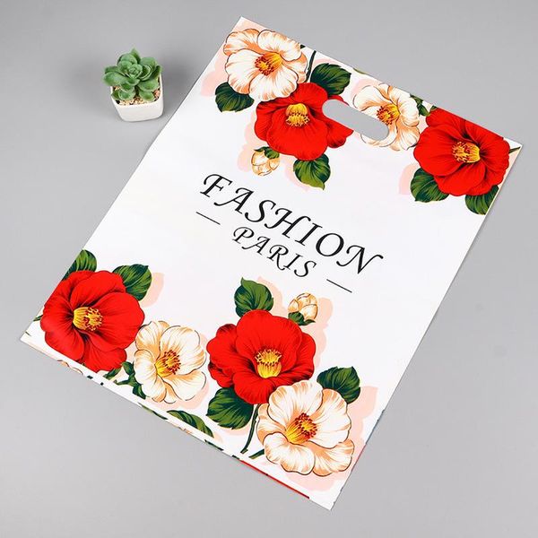 50pcs rose pattern thick plastic bag 24x32cm clothing jewelry gift bags with handle mall shopping bag wedding gift candy
50pcs rose pattern thick plastic bag 24x32cm clothing jewelry gift bags with handle mall shopping bag wedding gift candy
