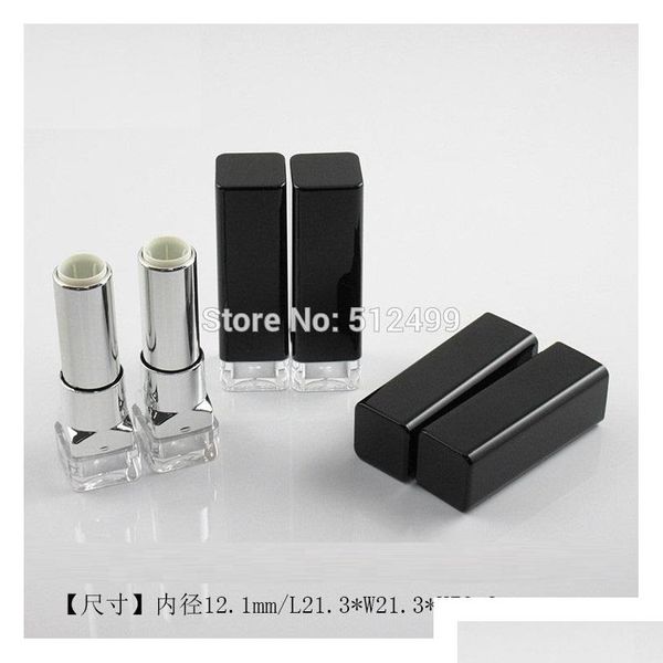 10/30/50pcs 12.1mm mold filling diy empty black square lipstick tube transparent base bright b bbyicv bdesports
10/30/50pcs 12.1mm mold filling diy empty black square lipstick tube transparent base bright b bbyicv bdesports