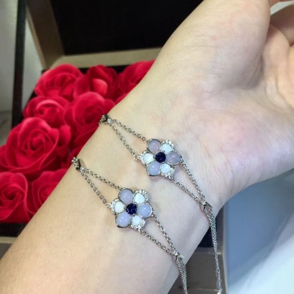 fashion natural gem-stone bracelet romantic crystal rhinestones flower bangle for women gril pure 925-sterling-silver wedding party jewelry, Black
fashion natural gem-stone bracelet romantic crystal rhinestones flower bangle for women gril pure 925-sterling-silver wedding party jewelry, Black