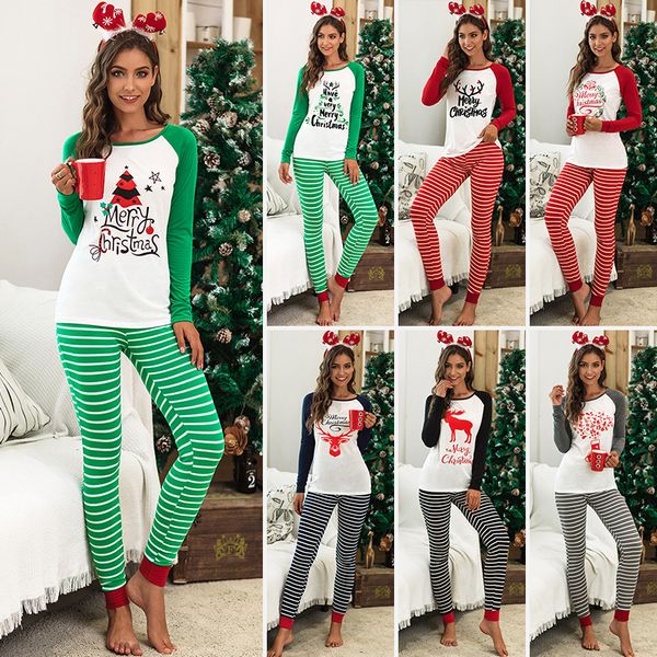 women clothes 2 piece set designer christmas printing crewneck long sleeve t shirt trousers outfits ladies fall winter homewear suits, White
women clothes 2 piece set designer christmas printing crewneck long sleeve t shirt trousers outfits ladies fall winter homewear suits, White
