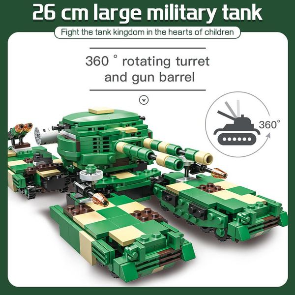 922 шт. военные танкины строительные блоки преобразование фигурки учащиеся транспортные средства кирпичи игрушки для детей 922 шт. bbyekp
922 шт. военные танкины строительные блоки преобразование фигурки учащиеся транспортные средства кирпичи игрушки для детей 922 шт. bbyekp