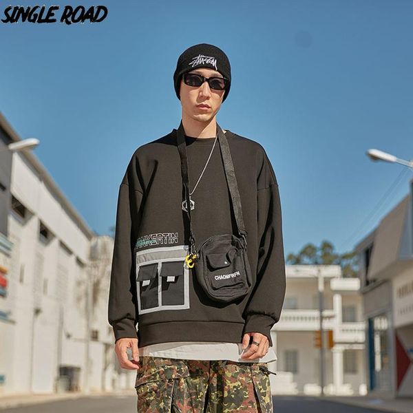 men's hoodies & sweatshirts singleroad crewneck men 2021 patchwork sweatshirt japanese streewear hip hop oversized black hoodie
men's hoodies & sweatshirts singleroad crewneck men 2021 patchwork sweatshirt japanese streewear hip hop oversized black hoodie