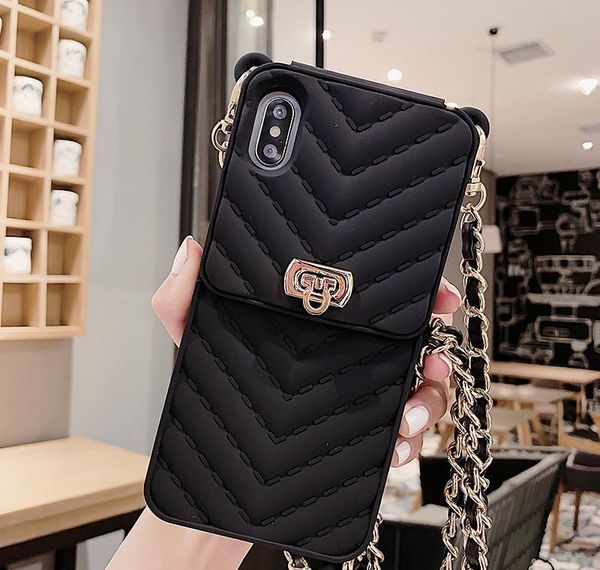 fashion wallet case for iphone 11pro max case crossbody 7 8 6 plus xs max xr handbag purse long chain sil bbyecu yhshop2010
fashion wallet case for iphone 11pro max case crossbody 7 8 6 plus xs max xr handbag purse long chain sil bbyecu yhshop2010