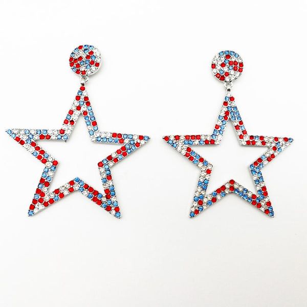 good quality colored crystal stone star drop earring fashion new elegant statement rhinestone dangle earring for women gift, Silver
good quality colored crystal stone star drop earring fashion new elegant statement rhinestone dangle earring for women gift, Silver