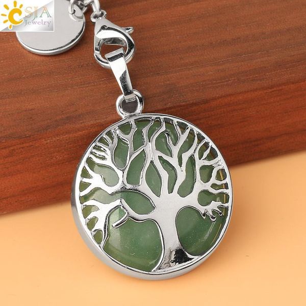 csja natural stone keychains silver color tree of life keyring healing crystal car bag wallet decor keyholder for women qylqbu, Black
csja natural stone keychains silver color tree of life keyring healing crystal car bag wallet decor keyholder for women qylqbu, Black