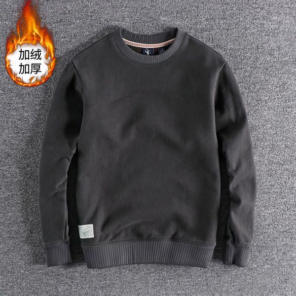 2021 autumn winter style more velvet quilted around the neck sweater vintage wash old young men's embroidered sewing tide 2xdx, White;black
2021 autumn winter style more velvet quilted around the neck sweater vintage wash old young men's embroidered sewing tide 2xdx, White;black