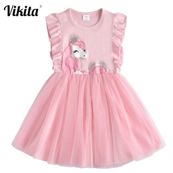 vikita brand girls unicorn summer dresses children sequins tutu dress kids flare sleeve cotton frocks baby girl princess clothes lj200923, Red;yellow
vikita brand girls unicorn summer dresses children sequins tutu dress kids flare sleeve cotton frocks baby girl princess clothes lj200923, Red;yellow