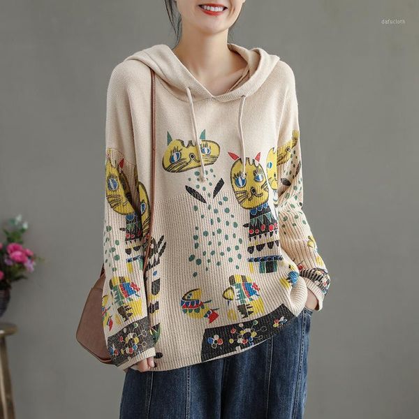 2020 winter ins tide han edition loose hooded sweater sweater female cats printed brim1, White;black
2020 winter ins tide han edition loose hooded sweater sweater female cats printed brim1, White;black