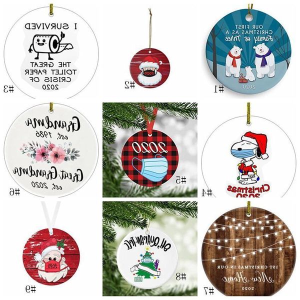 17style ceramic christmas ornaments 3 inch round christmas tree pendant santa wearing a mask christmas decorations wholesale
17style ceramic christmas ornaments 3 inch round christmas tree pendant santa wearing a mask christmas decorations wholesale
