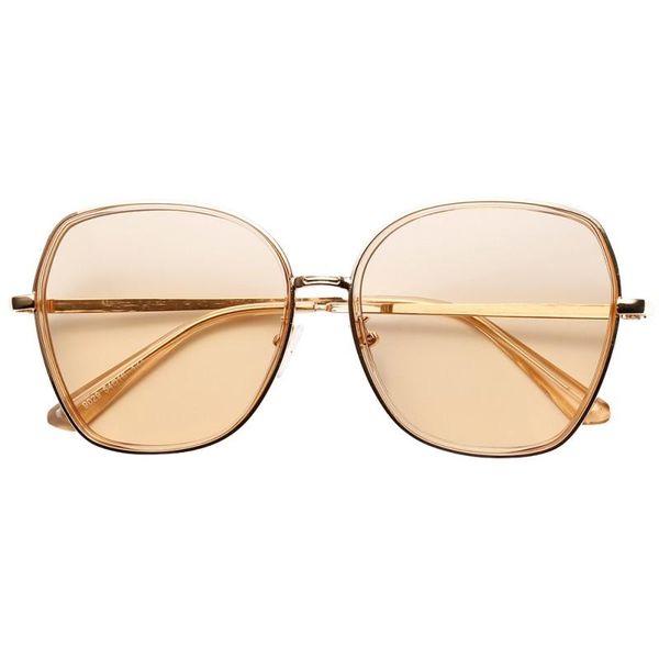sunglasses metal classic vintage women man brand design glasses female driving eyewear big frame t1, White;black
sunglasses metal classic vintage women man brand design glasses female driving eyewear big frame t1, White;black