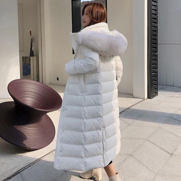 women's down & parkas han edition long white duck collars 2021 coats women really show thin hooded with thick winter coat, Black
women's down & parkas han edition long white duck collars 2021 coats women really show thin hooded with thick winter coat, Black