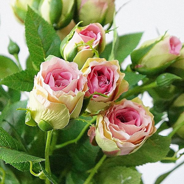 5pcs artificial french roses flowers 4 heads flowers artificial for home decoration decor table fake flores artificiales
5pcs artificial french roses flowers 4 heads flowers artificial for home decoration decor table fake flores artificiales