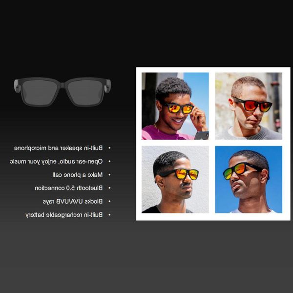 intelligent hands-call bluetooth wireless sunglasses anti-blue light glasses stereo headphones music headset eyeglasses
intelligent hands-call bluetooth wireless sunglasses anti-blue light glasses stereo headphones music headset eyeglasses