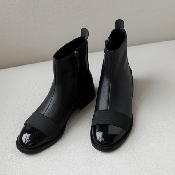 mljuese 2020 women ankle boots soft cow leather autumn spring zippers mixed colors low heels women boots party wedding t200425, Black
mljuese 2020 women ankle boots soft cow leather autumn spring zippers mixed colors low heels women boots party wedding t200425, Black