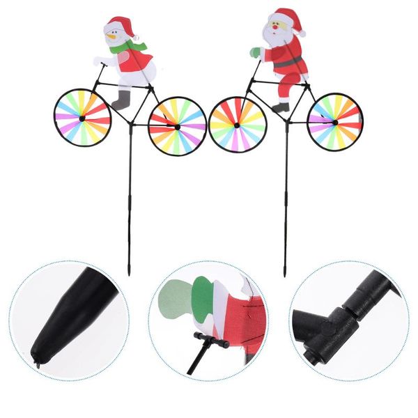 2pcs 3d snowman santa bike windmill christmas garden pinwheels random pattern
2pcs 3d snowman santa bike windmill christmas garden pinwheels random pattern