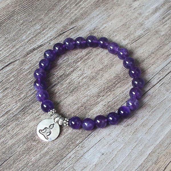 8 mm natural stone handmade jewelry tibetan buddhism chakra mala bracelet women men beaded strand bracelet drop shipping, Golden;silver
8 mm natural stone handmade jewelry tibetan buddhism chakra mala bracelet women men beaded strand bracelet drop shipping, Golden;silver