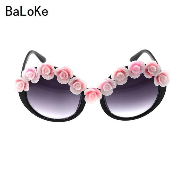 sunglasses fashion brand designer women pink flowers baroque style charm decor cat eye for ladies beach eyewear, White;black
sunglasses fashion brand designer women pink flowers baroque style charm decor cat eye for ladies beach eyewear, White;black