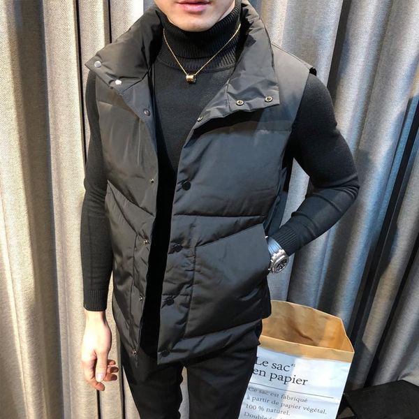 vestes stand de hip de fashion mens hommes veste pour vest designer collar/asia luxe warm winter size uevdd, Black
vestes stand de hip de fashion mens hommes veste pour vest designer collar/asia luxe warm winter size uevdd, Black