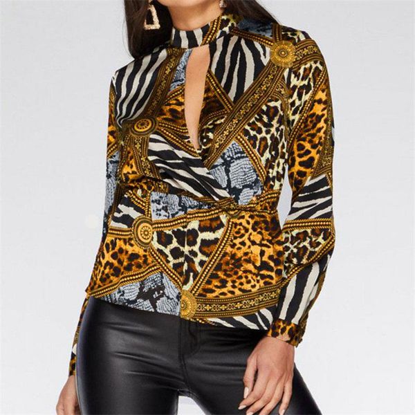 leopard print blouse women shirt long sleeve elegant ladies casual blouses spring autumn elegant blouse streetwear, White
leopard print blouse women shirt long sleeve elegant ladies casual blouses spring autumn elegant blouse streetwear, White