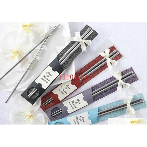 100pairs/lot fast shipping stainless steel chopsticks tableware chop stick wedding favors gift wi qylmxc five2010
100pairs/lot fast shipping stainless steel chopsticks tableware chop stick wedding favors gift wi qylmxc five2010