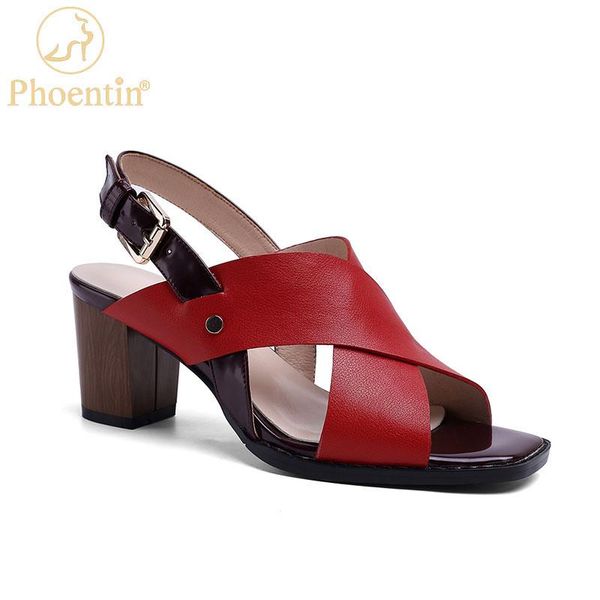 sandals phoentin women thick high heels ladies genuine leather shoes summer square toe office plus size 34-42 red ft1130, Black
sandals phoentin women thick high heels ladies genuine leather shoes summer square toe office plus size 34-42 red ft1130, Black