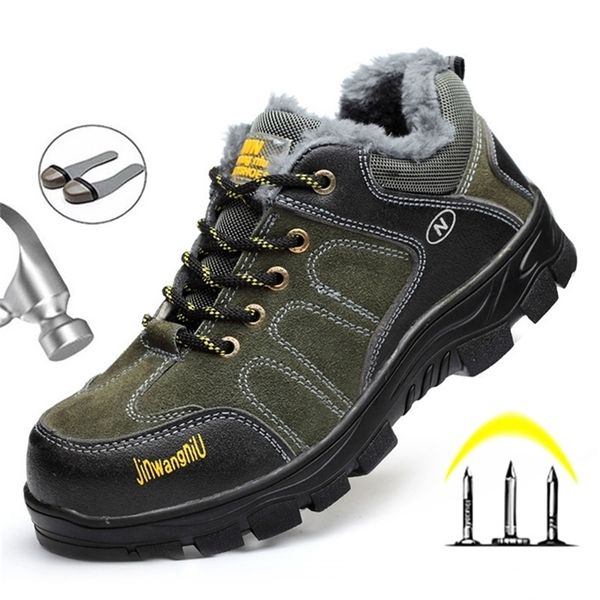 yadibeiba men's winter shoes casual leather shoe boots indestructible steel toe cap work safety boot men outdoor sneakers y200915, Black;brown
yadibeiba men's winter shoes casual leather shoe boots indestructible steel toe cap work safety boot men outdoor sneakers y200915, Black;brown