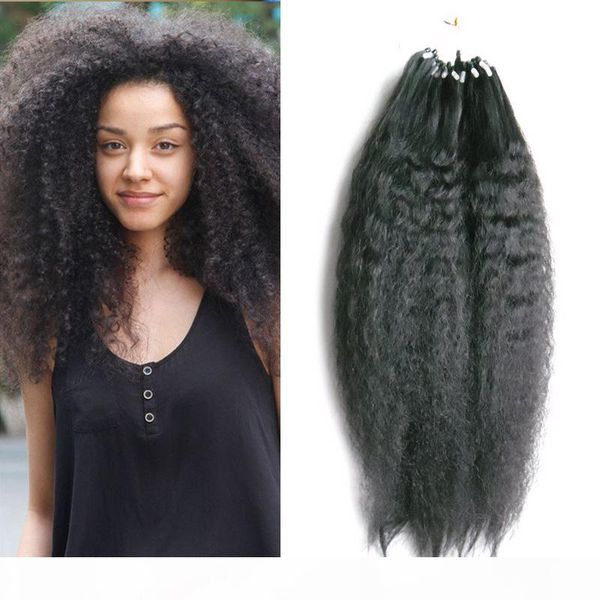 loop hair kinky straight 100g yaki coarsei human hair micro loop natural hair extensions, Black
loop hair kinky straight 100g yaki coarsei human hair micro loop natural hair extensions, Black