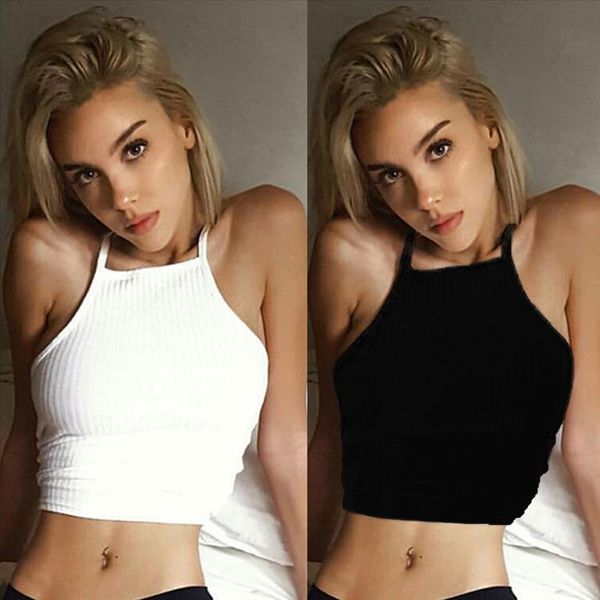 new womens sleeveless casual solid skinny crop backless vest halter tank short blouse t shirt ropa mujer verano 3, White
new womens sleeveless casual solid skinny crop backless vest halter tank short blouse t shirt ropa mujer verano 3, White