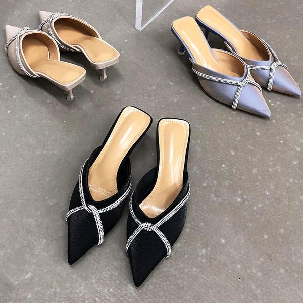 slippers 2021 summer luxury women bling crystal 6cm high heels sandals beige clear rhinestone prom cinderella wedding shoes, Black
slippers 2021 summer luxury women bling crystal 6cm high heels sandals beige clear rhinestone prom cinderella wedding shoes, Black