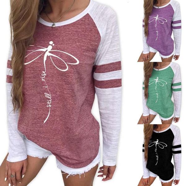 new arrival t shirt women fashion dragonfly printing round neck long sleeve casual female fall clothes camiseta mujer, White
new arrival t shirt women fashion dragonfly printing round neck long sleeve casual female fall clothes camiseta mujer, White