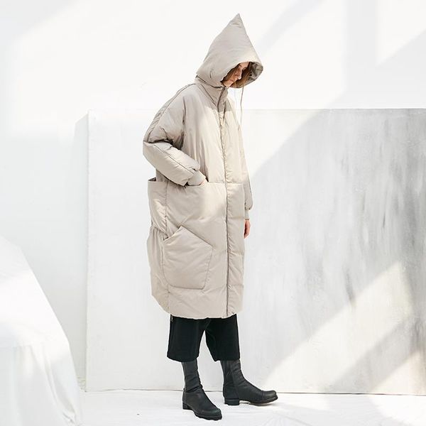 original design aigyptos women winter thick warm oversized hooded down jacket casual ultra loose medium long puffer coat clothes, Black
original design aigyptos women winter thick warm oversized hooded down jacket casual ultra loose medium long puffer coat clothes, Black