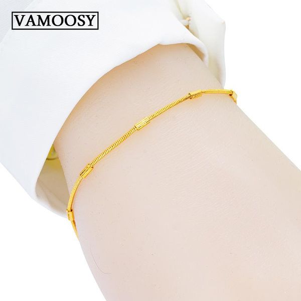 fine 24k gold charm bracelet gold snake chain bracelets for women bangles charms diy original wedding jewelry bracelet femme, Black
fine 24k gold charm bracelet gold snake chain bracelets for women bangles charms diy original wedding jewelry bracelet femme, Black