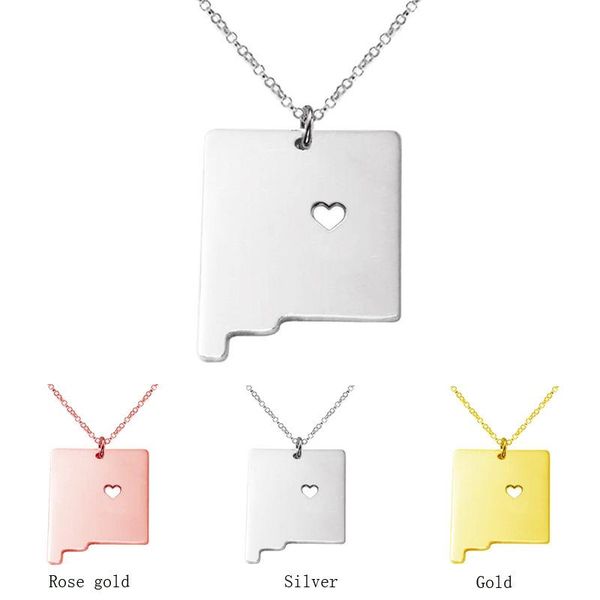 pendant necklaces state necklace country map charm jewelry gift for women and men, Silver
pendant necklaces state necklace country map charm jewelry gift for women and men, Silver