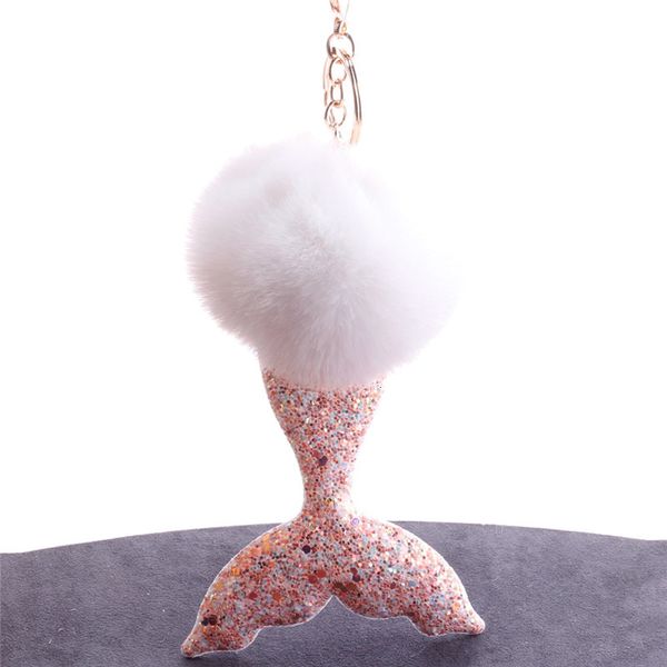 dhl 24 styles fur ball keychain new sequin mermaid tail car bag pendant keyrings for women fashion accessories gift, Silver
dhl 24 styles fur ball keychain new sequin mermaid tail car bag pendant keyrings for women fashion accessories gift, Silver