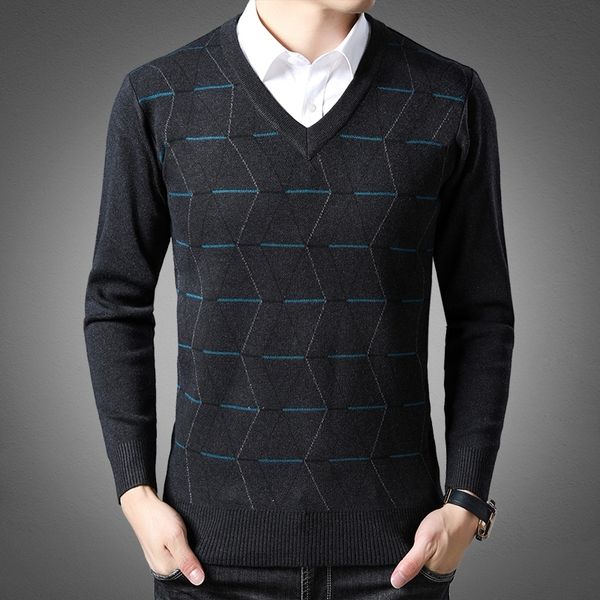 new fashion brand sweater for mens pullovers v neck slim fit jumpers knit thick warm autumn korean style casual clothing men 201125, White;black
new fashion brand sweater for mens pullovers v neck slim fit jumpers knit thick warm autumn korean style casual clothing men 201125, White;black