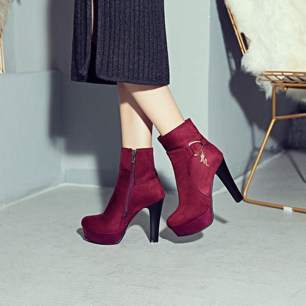 boots woman flat brand women's shoes platform winter footwear zipper round toe boots-women low fashion mid calf1, Black
boots woman flat brand women's shoes platform winter footwear zipper round toe boots-women low fashion mid calf1, Black