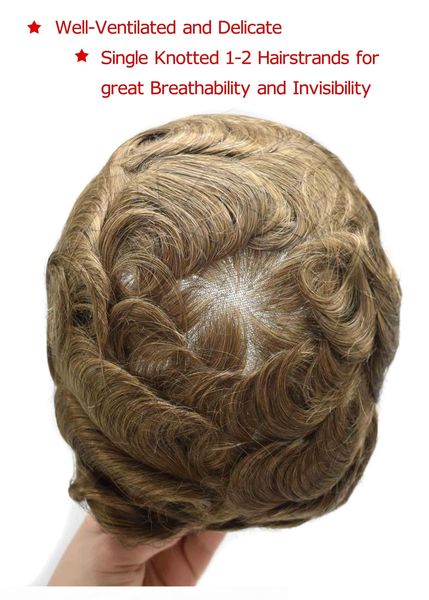 aohai fine mono human hair mens toupee hairpiece poly skin around hair system durable npu monofilament wig hair replacement for men, Black
aohai fine mono human hair mens toupee hairpiece poly skin around hair system durable npu monofilament wig hair replacement for men, Black