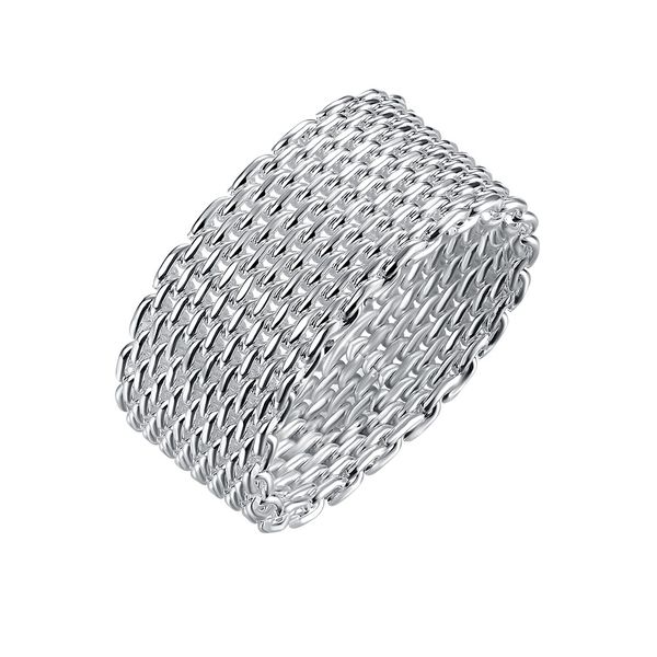 mesh shape ring silver round braided jewelry new accessories marriage proposal engagement wedding anniversary travel souvenir
mesh shape ring silver round braided jewelry new accessories marriage proposal engagement wedding anniversary travel souvenir