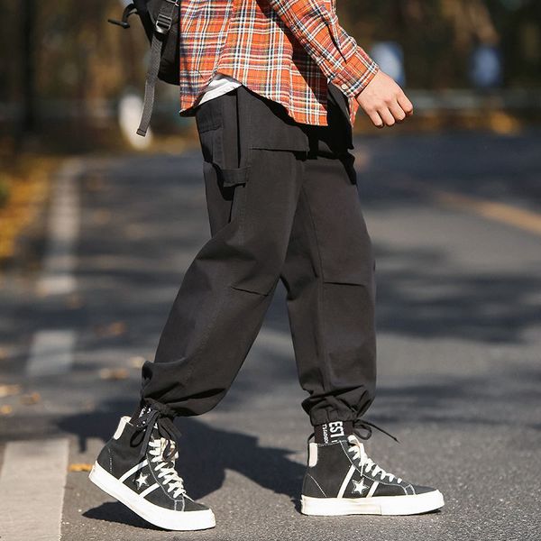 2021 new men's casual straight cargo pants man oversize korean streetwear trousers male fashion hip hop japanese clothing annf, Black
2021 new men's casual straight cargo pants man oversize korean streetwear trousers male fashion hip hop japanese clothing annf, Black