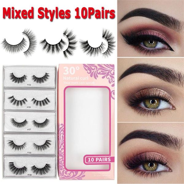 10 pairs 3d faux mink eyelashes fluffy dramatic eyelashes makeup wispy mink lashes natural long false thick fake lashe
10 pairs 3d faux mink eyelashes fluffy dramatic eyelashes makeup wispy mink lashes natural long false thick fake lashe