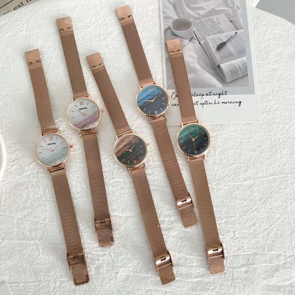 thin simple fashion waterproof temperament atmosphere watch ultra women's style nordic light luxury minority students we3p, Slivery;brown
thin simple fashion waterproof temperament atmosphere watch ultra women's style nordic light luxury minority students we3p, Slivery;brown