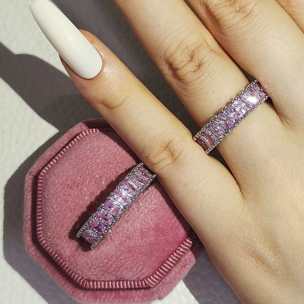 ins sell wedding rings handmade simple fashion jewelry 925 sterling silver oval cut white pink sapphire cz diamond gemstones women engagemen, Slivery;golden
ins sell wedding rings handmade simple fashion jewelry 925 sterling silver oval cut white pink sapphire cz diamond gemstones women engagemen, Slivery;golden