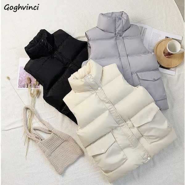 women's vests women oversize 4xl stand collar sleeveless zipper solid korean style bubble waistcoats pocket warm elegant open stitch in, Black;white
women's vests women oversize 4xl stand collar sleeveless zipper solid korean style bubble waistcoats pocket warm elegant open stitch in, Black;white