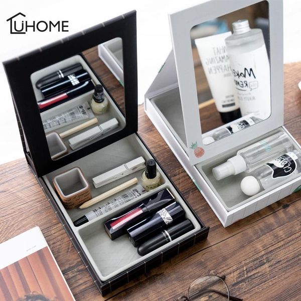 makeup mirror storage box deskfolding dressing mirror student portable travel makeup tools cosmetics organizer box
makeup mirror storage box deskfolding dressing mirror student portable travel makeup tools cosmetics organizer box