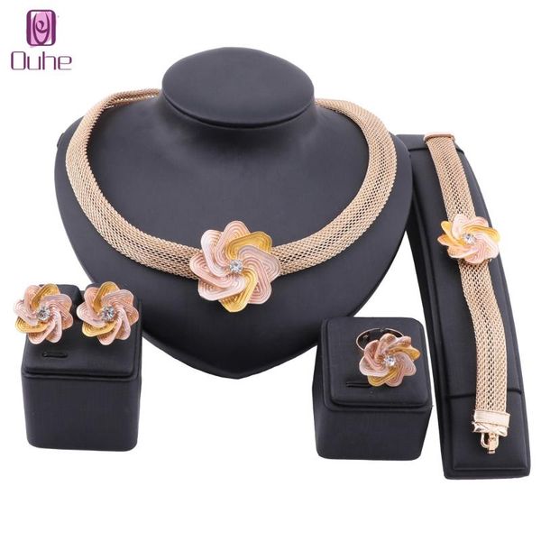 fashion flower necklace gold color crystal party engagement anniversary wedding earring jewelry sets gifts for women, Silver
fashion flower necklace gold color crystal party engagement anniversary wedding earring jewelry sets gifts for women, Silver