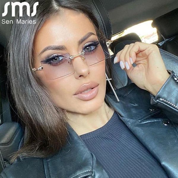 sunglasses unique rimless small square for women vintage alloy gradient sun glasses men punk ultralight eyewear uv400 black, White;black
sunglasses unique rimless small square for women vintage alloy gradient sun glasses men punk ultralight eyewear uv400 black, White;black