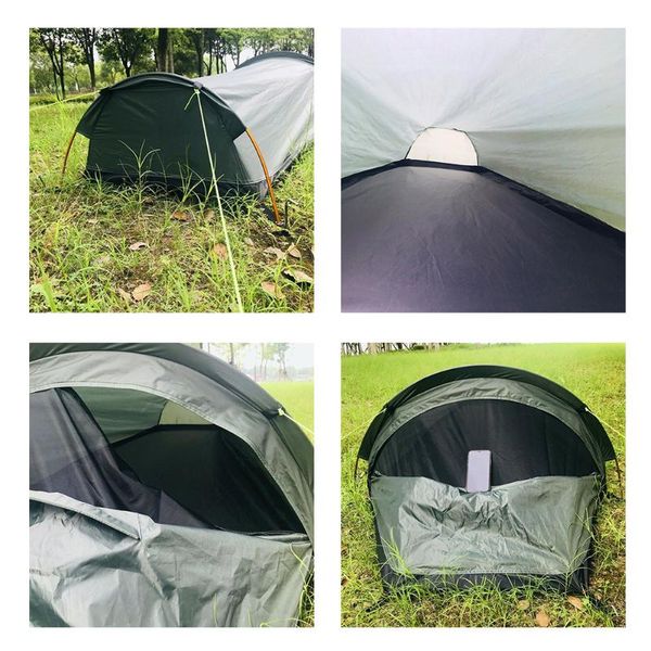 waterproof travel hiking single person bivvy sack ultralight sleeping bag camping tent portable outdoor fishing adults thermal
waterproof travel hiking single person bivvy sack ultralight sleeping bag camping tent portable outdoor fishing adults thermal